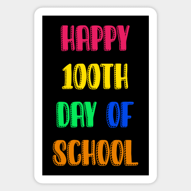 100th day of school Sticker by Dexter